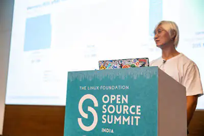 Keynote speaker at Open Source Summit India