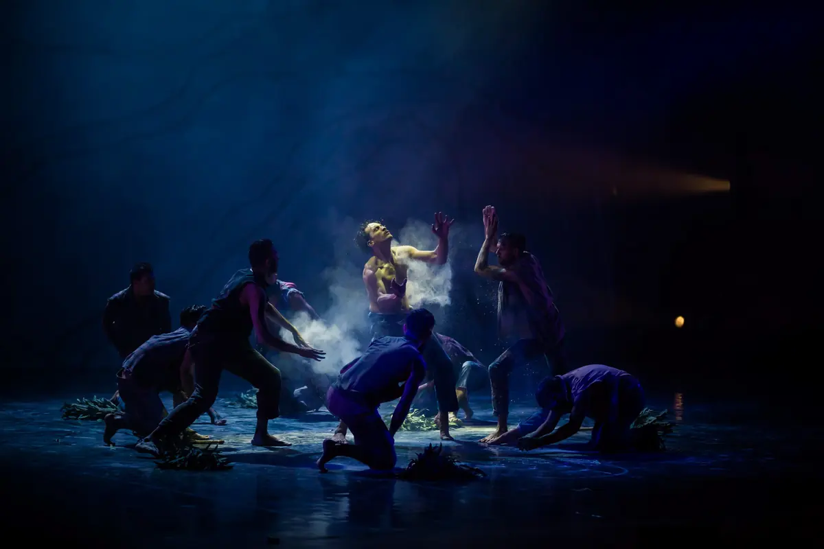 Aboriginal dance at Australia Festival in India