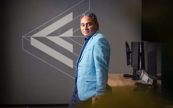 Corporate Headshot Photographer in Mumbai Mumbai Photography Environmental office portrait with visible workplace context