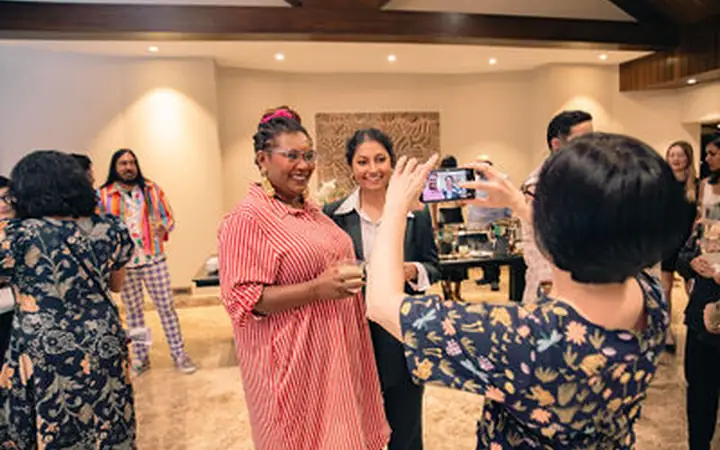 Hotel Event Photographer Mumbai Guest interaction - AIYD 2025 Reception option 2