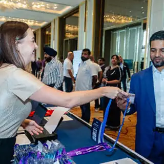Jio World Convention Centre Event Photographer Conference registration and delegate arrival