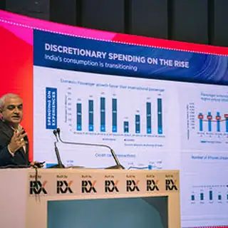 NESCO Bombay Exhibition Centre Trade Show Photography Brand visibility - Cushman & Wakefield at Mapik 2024 option 2