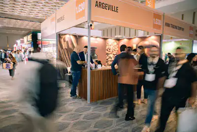 Exhibition Photographer Mumbai Mumbai Photography Trade-floor energy — Argeville at Cosmoprof 2025