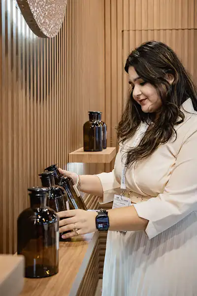 Product Launch & Brand Activation Photographer Mumbai Mumbai Photography Product interaction — Argeville at CosmoHome Delhi 2026