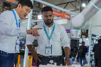 Exhibition Photographer Mumbai Mumbai Photography Buyer conversations — Automation Expo 22nd July - Bombay Exhibition Centre
